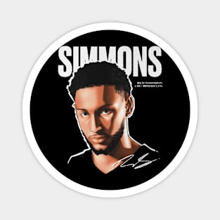 ben simmons game face Magnet